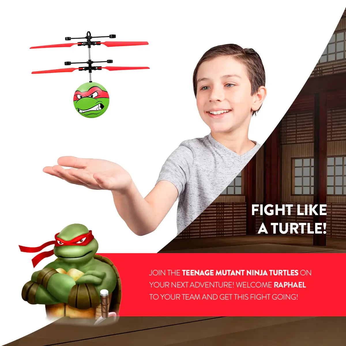 World Tech Toys - Wholesale Toy Plane - Kids - Nickelodeon TMNT Raphael UFO Ball  Helicopter4