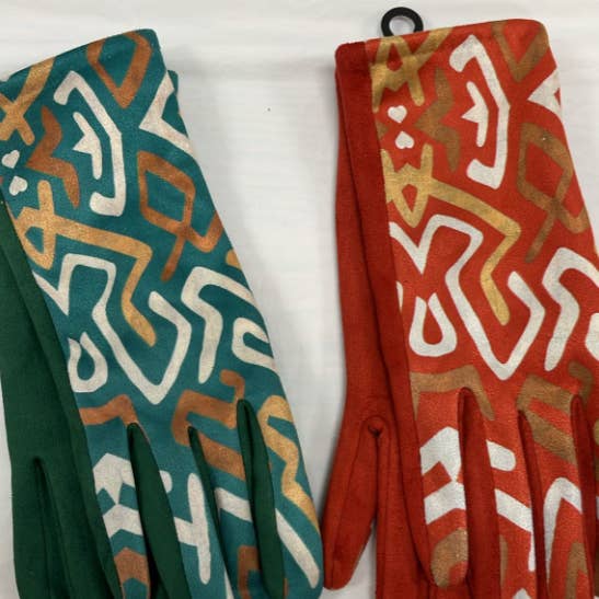 G1 Abstract One Size Touch Screen Gloves LOOWIE for wholesale by LOOWIE