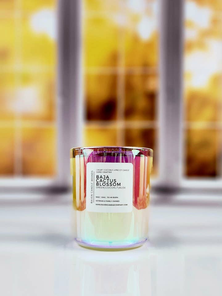 Prisma iridiscente de 16 onzas para venta al por mayor de Raven Candle Company