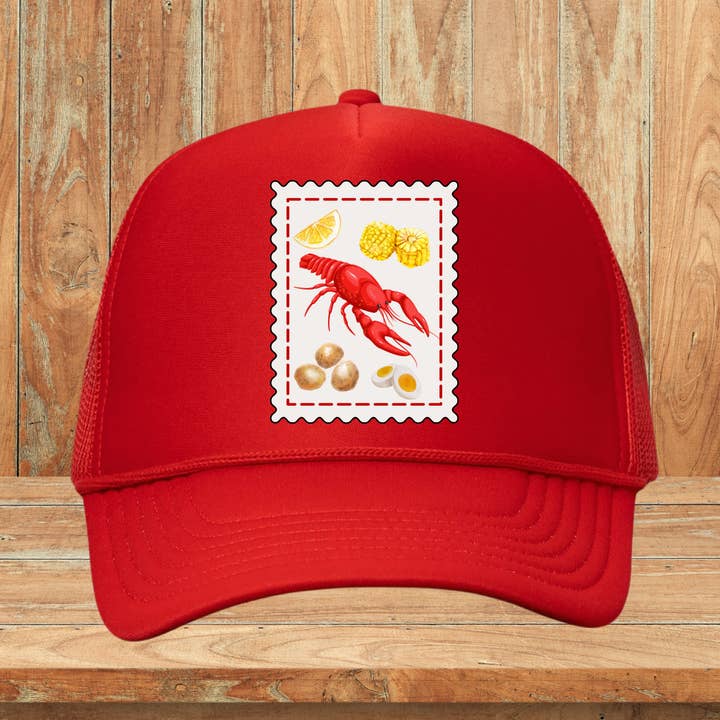 Crawfish Season Hat for wholesale by Dixie Grace Mercantile