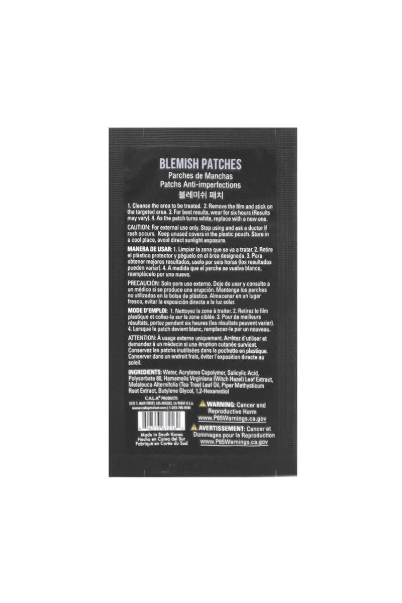 PINEAPPLE Beauty – Großhandel Akne-/Hydrokolloid-Pflaster – CALA 67216 Reinigungspflaster gegen Hautunreinheiten – 6 Stück6