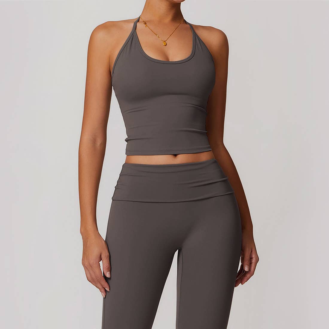 Sodalemon - Wholesale Tank Top - Women's - Women Fitness Halter Padded Sport Fitness Tank Top8