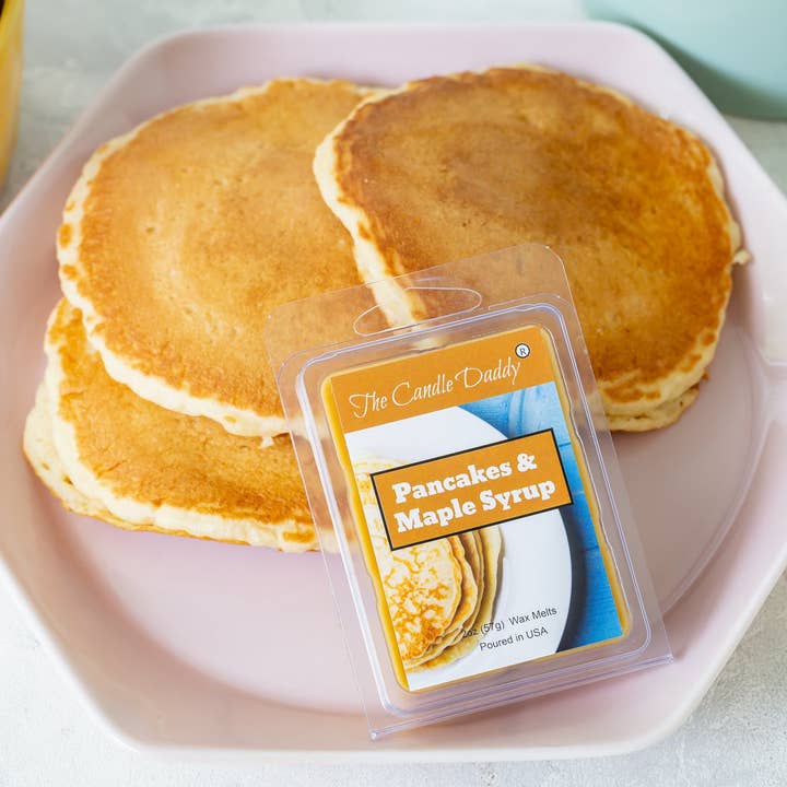 The Candle Daddy - Wholesale Wax Melt - PANCAKES & MAPLE SYRUP - STICKY AND SWEET PANCAKE WAX MELT