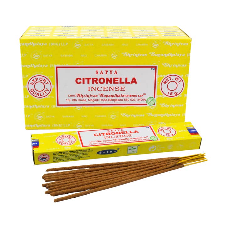 Satya Citronella Incense Sticks for wholesale by Green Tree
