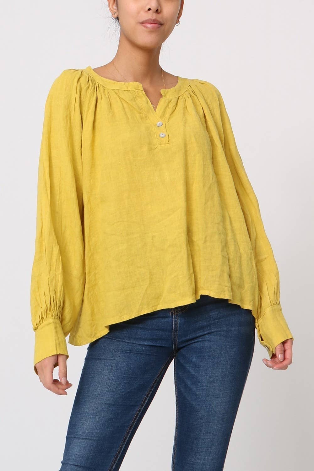 LÉA & LUC – wholesale Blus - Dam – Blus i 100 % linne REF.792348