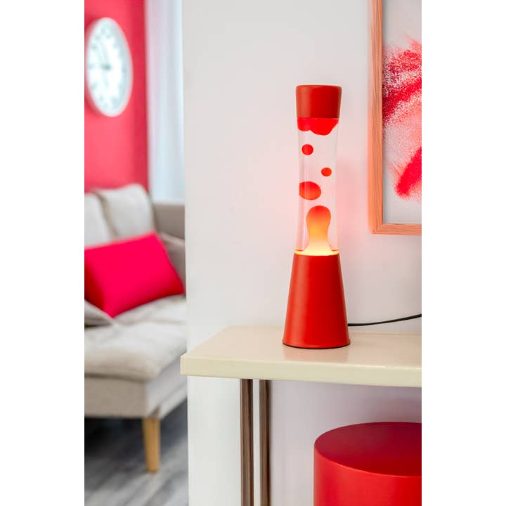Fisura - Wholesale Lava lamp - Monochromatic red lava lamp tower (EU plug)2