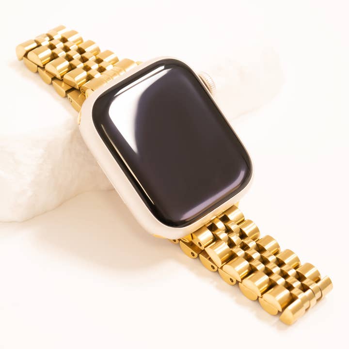 WJW - Wholesale Watch band/strap – Women's - 18K Gold PVD Stainless Steel Smart Watch Band4