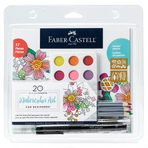 Wholesale Watercolor Painting Kit, Spring Florals , Beginner Skill for your  store - Faire