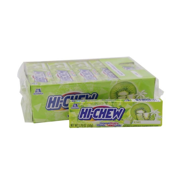 Hi-Chew Candy Kiwi Flavored, 15ct for wholesale by Grandpa Joe's Candy Shop