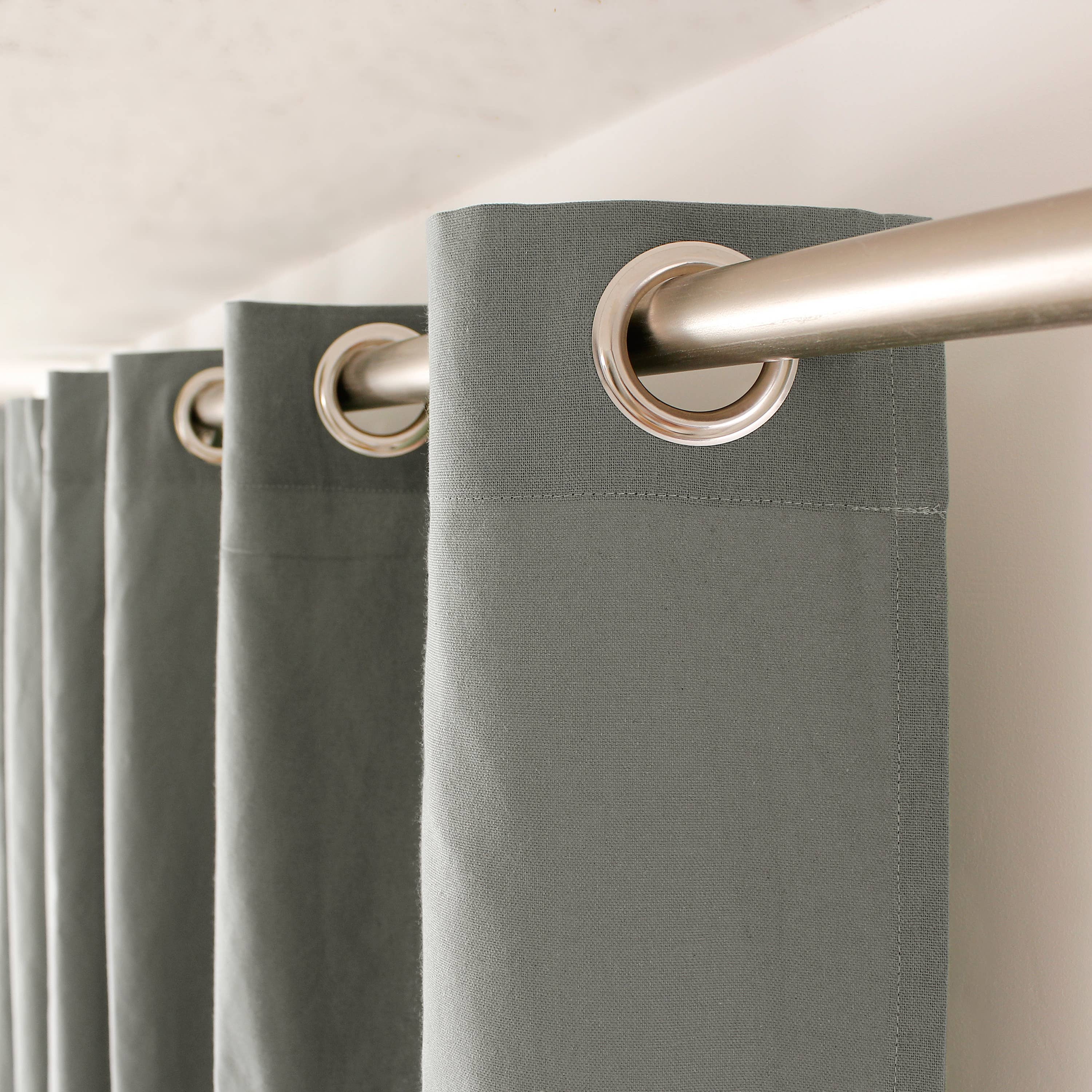 DECOSTARS - CmaDECO - Vendita all'ingrosso Tende - Tenda con occhielli 135 x 240 cm in cotone 100%, collezione PANAMA1