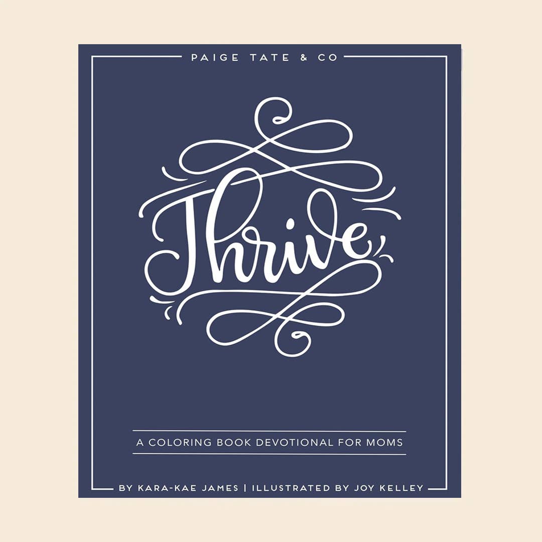 Paige Tate Christian Gifts - Wholesale Colouring and activity book – adult - Thrive: A Christian Coloring Book Devotional For Moms0