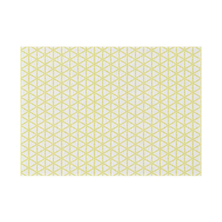 Yellow Lattice Indoor/Outdoor Rug for wholesale by B.Maraffi Art and Home