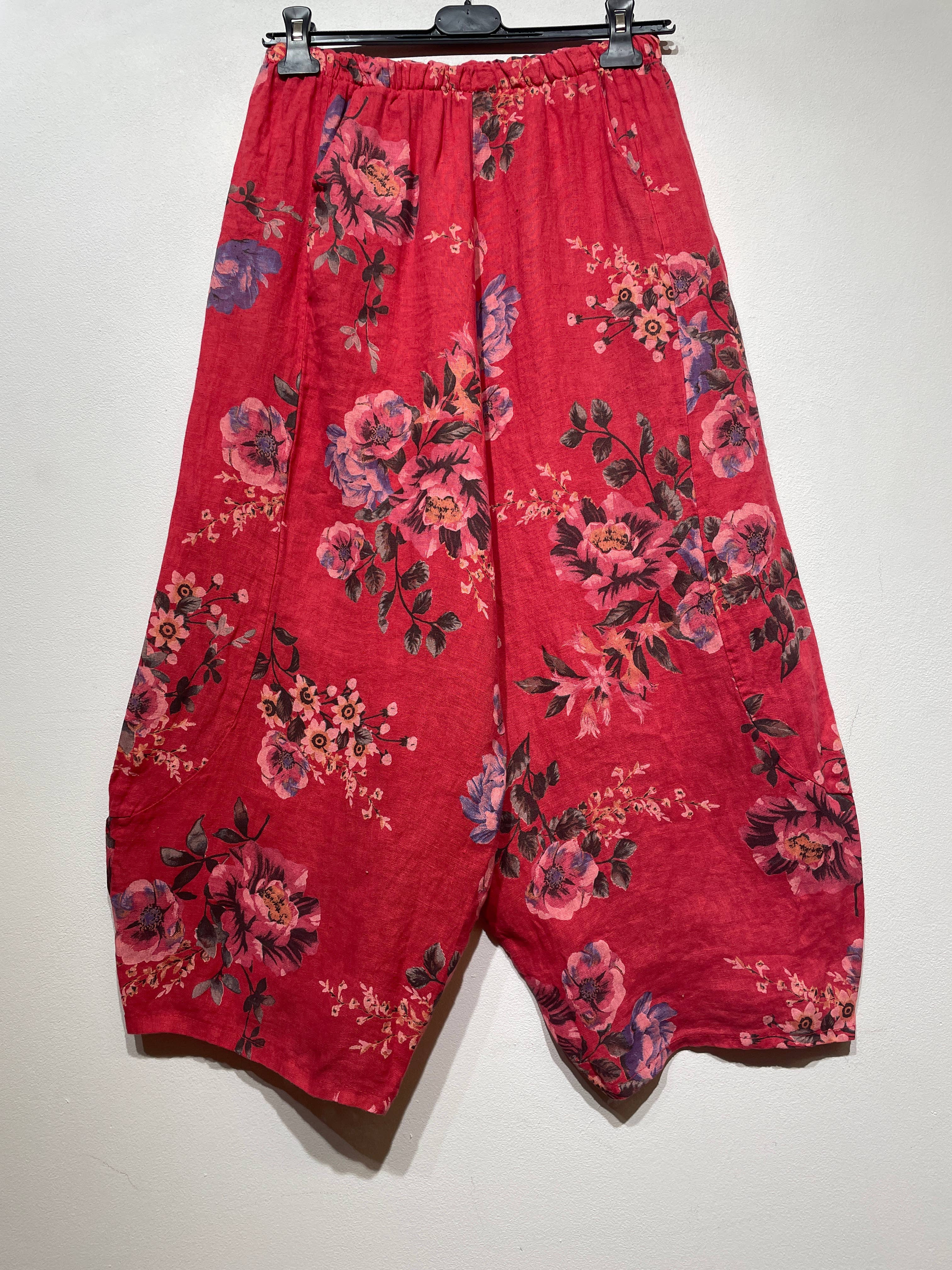 LINEN & COTTON HOUSE - Wholesale Broek - Dames - 75096 linnen broek met zakken en nieuwe print8