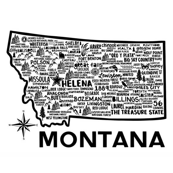 Montana Carte Blanc pour la vente par Whereabouts Shop