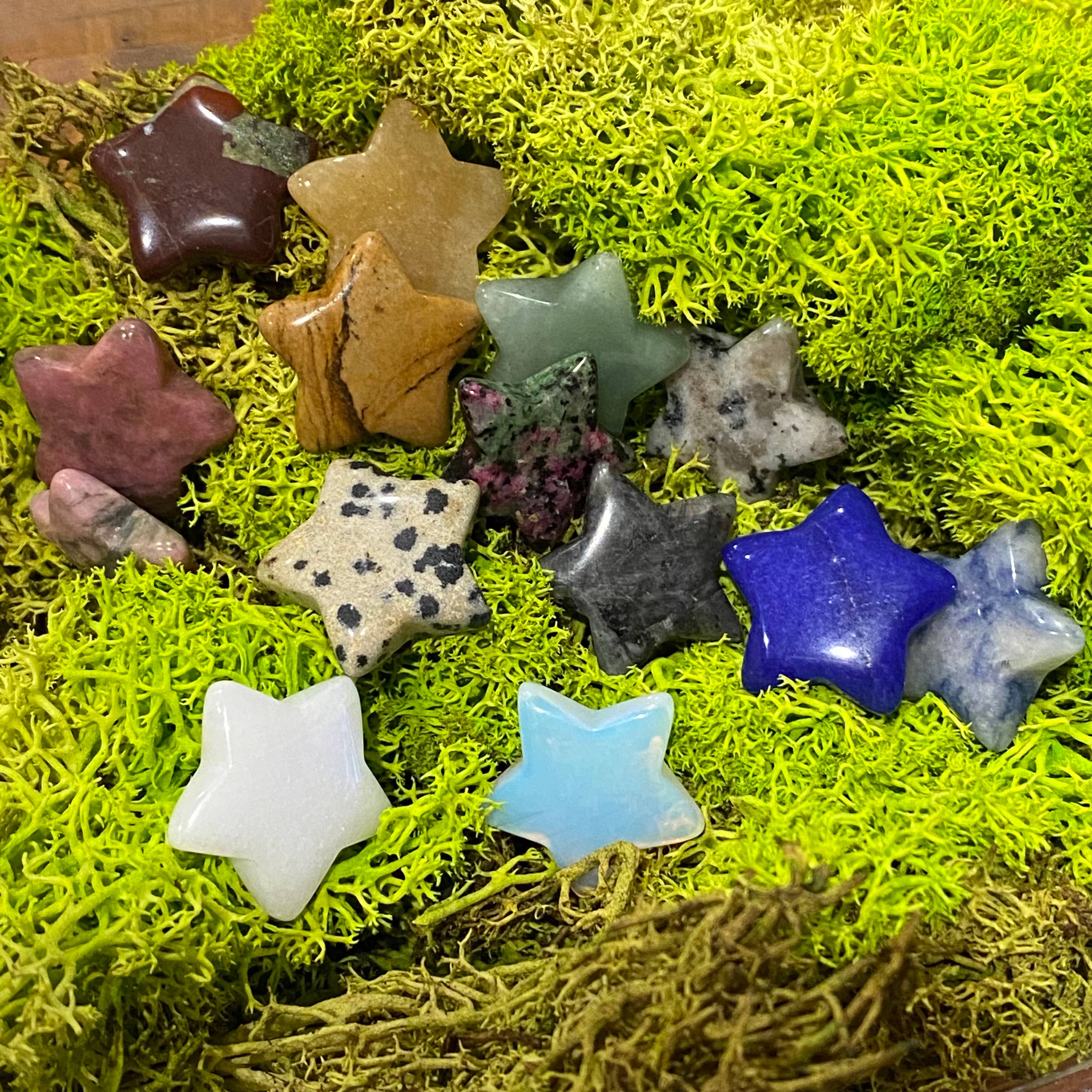 Wax Apothecary - Wholesale Spiritual Stone/Crystal - ⭐️ Crystal Mini Star Stone Assortment ⭐️14