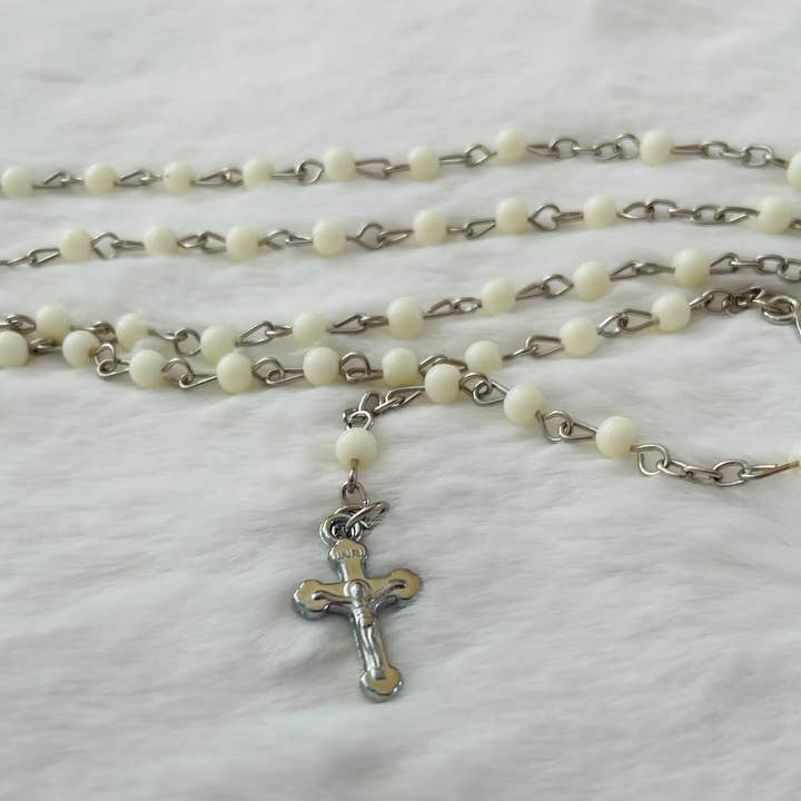 Oremus Mercy – wholesale Bönehalsband – Godispappersrosenkrans 18"