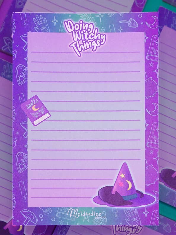 Hexenhaftes Notizbuch von Meldoodles für den Großhandel von Meldoodles