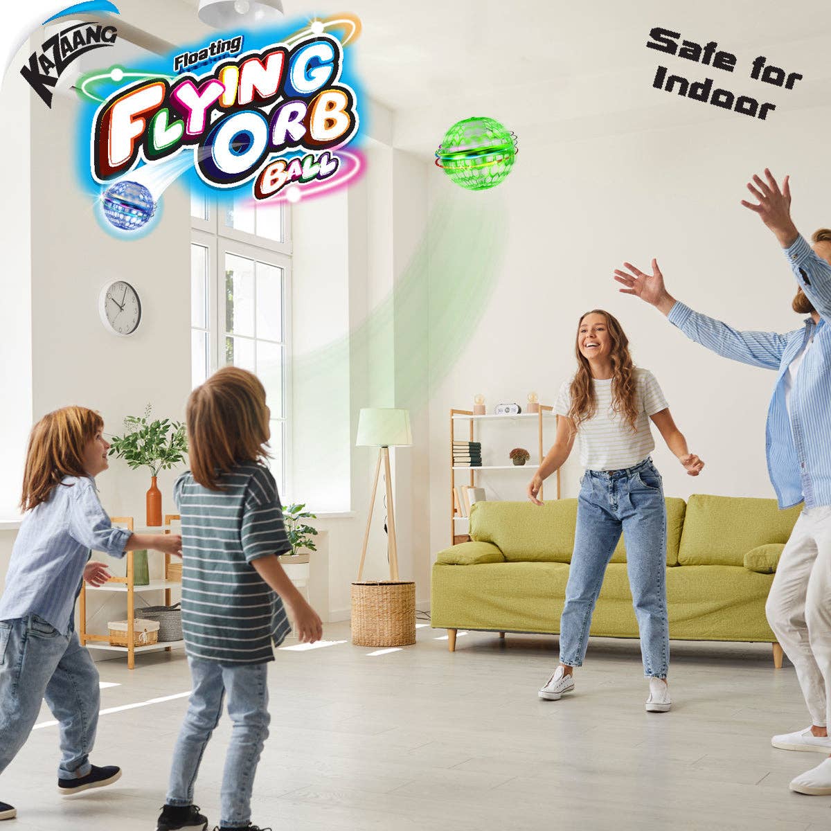 BMS Brands North America - Wholesale Light-Up Toy - Kids & Baby - Floating Flying Orb Ball - Green3