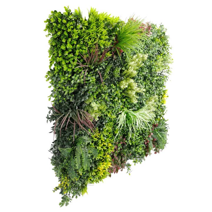 Ensemble de 3 pièces Evergreen Triptyque vertical pour jardin/mur vivant (33 pieds carrés) résistant aux UV pour la vente par Designer Plants