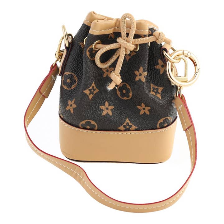 anbfashion - Wholesale Bucket Hat - Unisex - Monogram Drawstring Mini Bucket Bag Charm Keychain 51