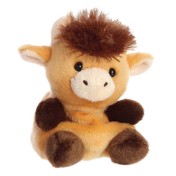 Kelley and Company - Wholesale Stuffed/Plush Toy - Kids & Baby - 5" Plush Pal Highland Cow Palm Pals Stuffed Animal1