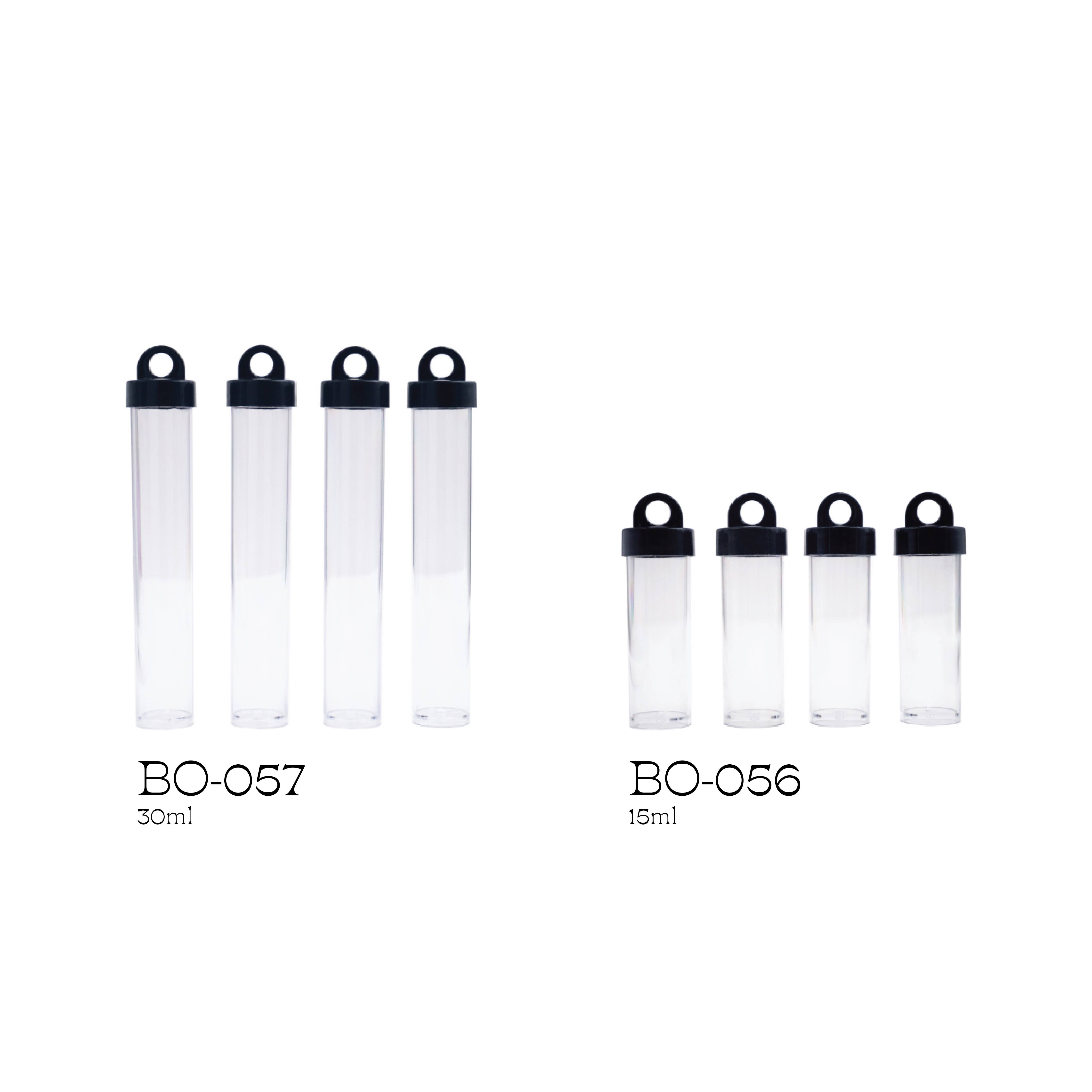 Angels Craft – wholesale Craft supplies – Plastic Tube Container w/ Hanging Screw Lid, 4-ct1