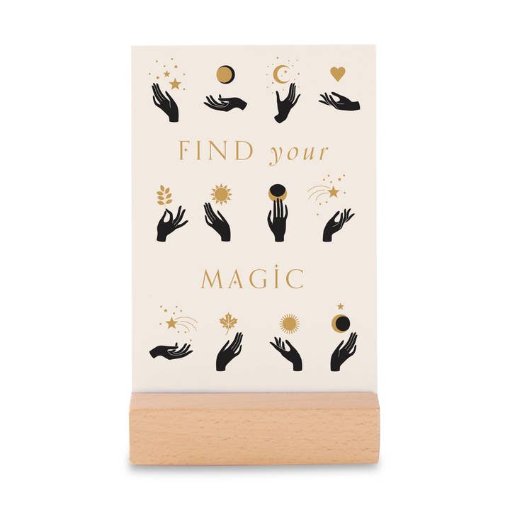 Ensemble de cartes d'affirmation hebdomadaire - Magique Universe pour la vente par Fringe Studio