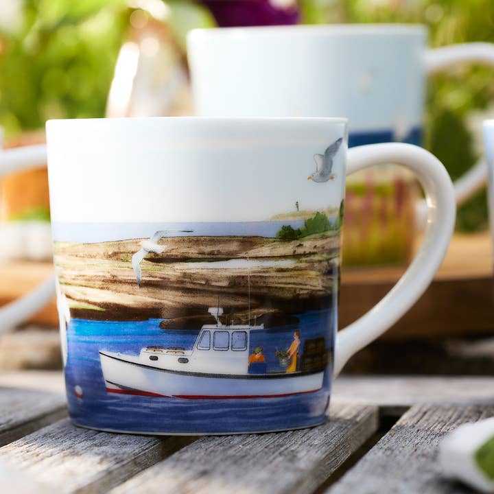 Caskata - Wholesale Coffee Mug - Caskata X Felix Doolittle By the Sea Mugs, Set of 44