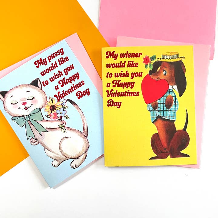 Smitten Kitten - Vendita all'ingrosso Biglietti per San Valentino - Il mio gattino vorrebbe augurarti una felice festa di San Valentino.3