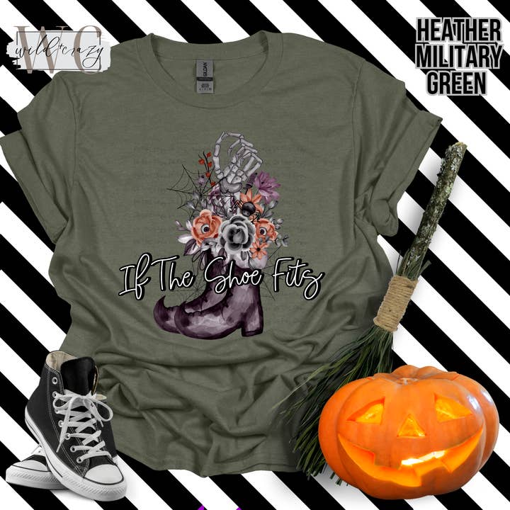 WENN DER SCHUH PASST T-SHIRT | HALLOWEEN-T-SHIRT für den Großhandel von Wild+Crazy Tees and More