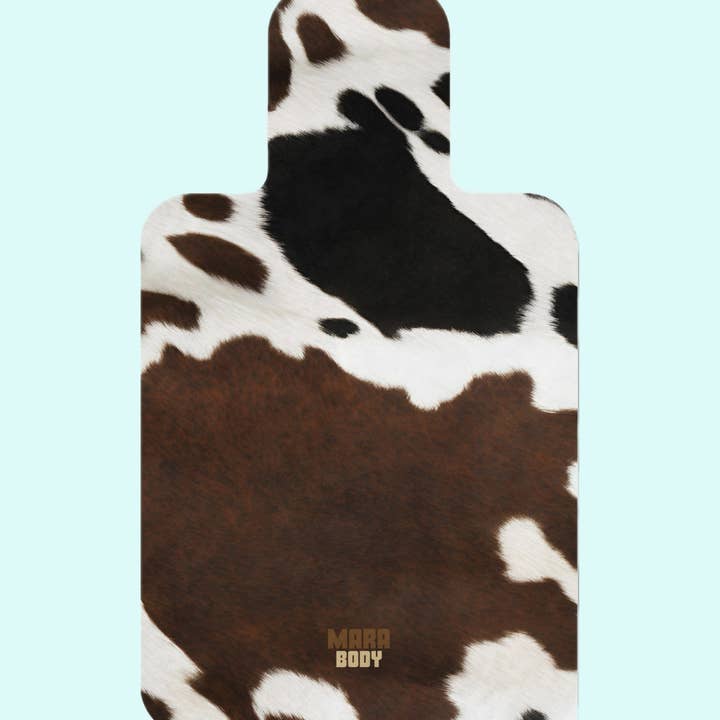 COWGIRL - Pilates Reformer Mat. Cow Print Machine Washable Mat. for wholesale by MARA BODY - Yoga Mats, Pilates Reformer Mats & Yoga Towels