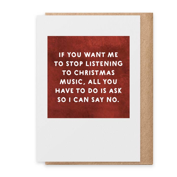 Christmas Music - Greeting Card (Christmas) for wholesale by Paisley & Parsley