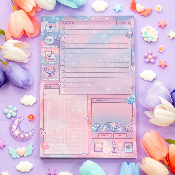 Game Time Planner Pad for wholesale by Unicorn Eclipse