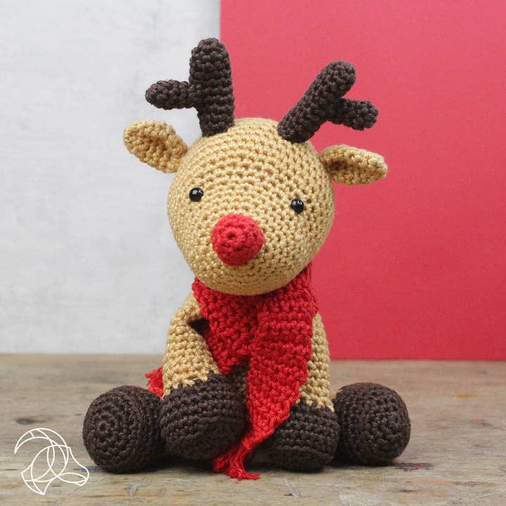 Hardicraft USA - Wholesale DIY Craft Kit - DIY Crochet Kit - Rudolf Reindeer1
