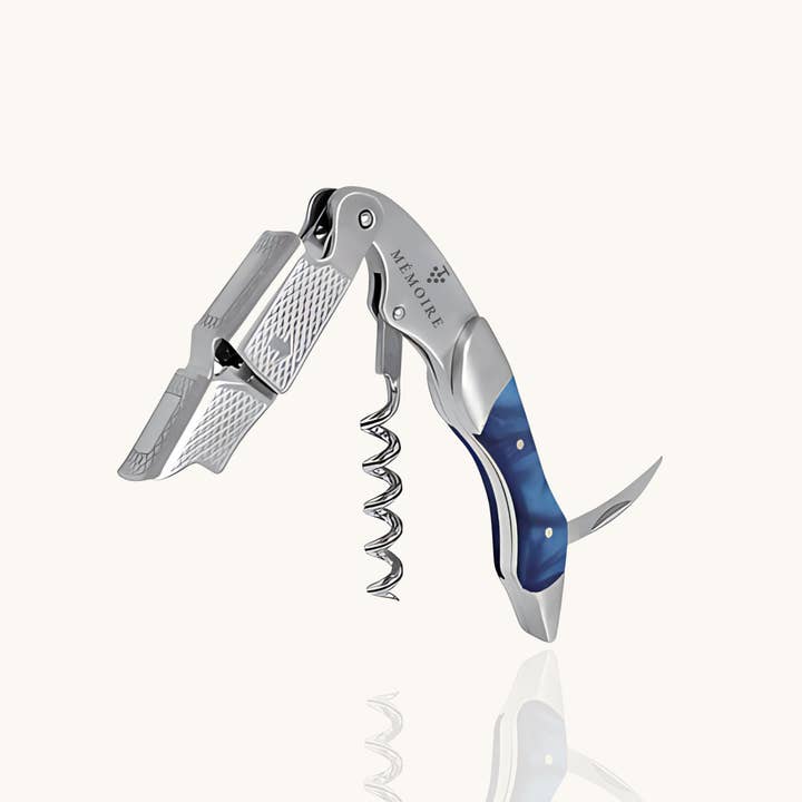 Couteau sommelier résine - saphir et acier inoxydable pour la vente par Mémoire