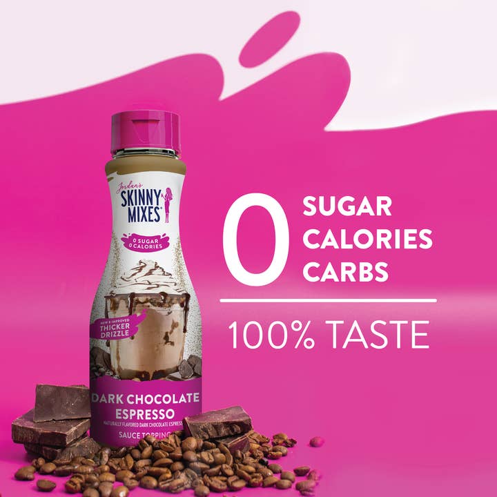 Jordan's Skinny Mixes - Wholesale Flavored Syrup - Sugar Free Dark Chocolate Espresso Sauce2