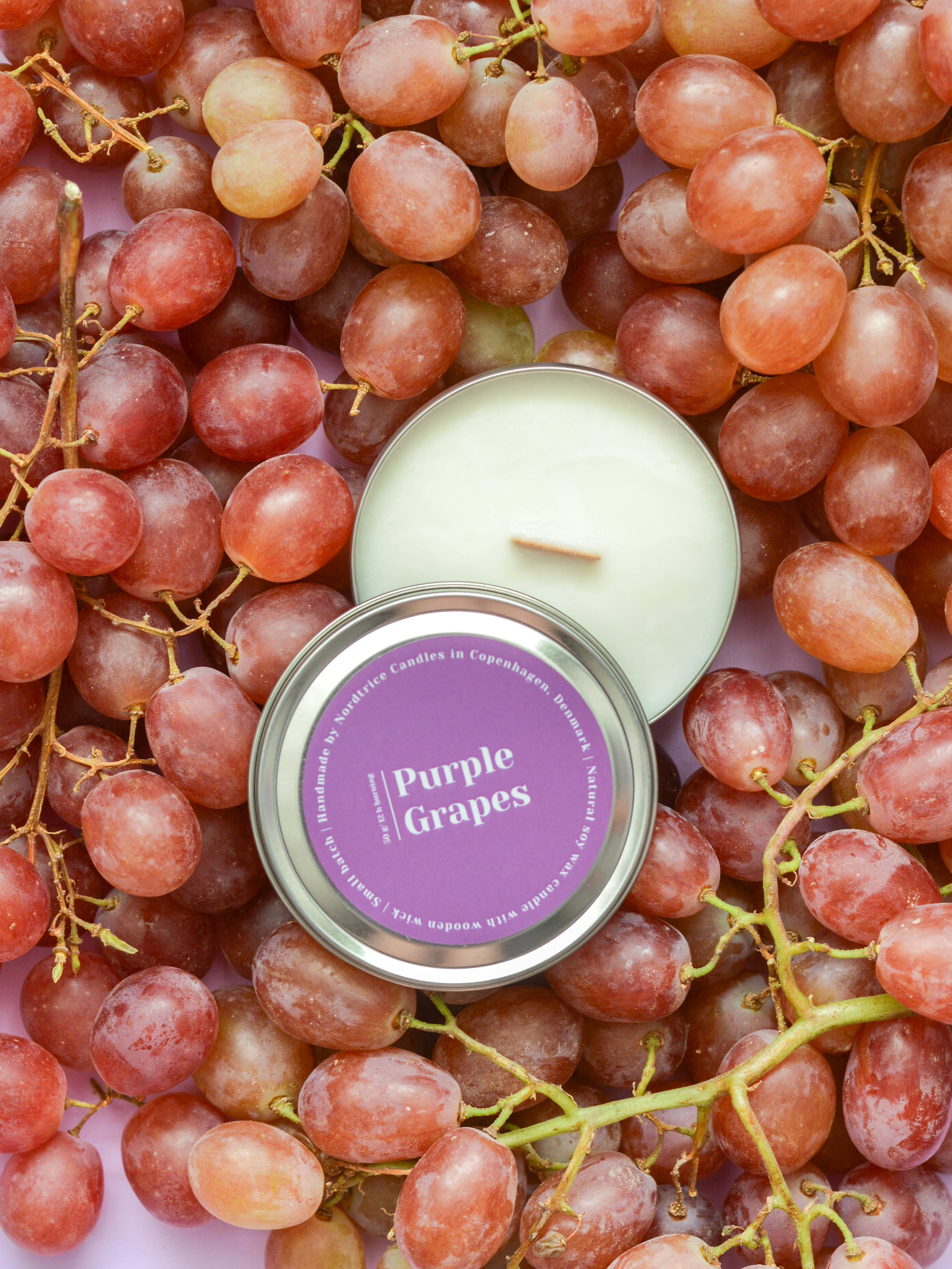 Nordtrice - Wholesale Travel Candles - Scented soy candles M, Purple Grapes 50g2