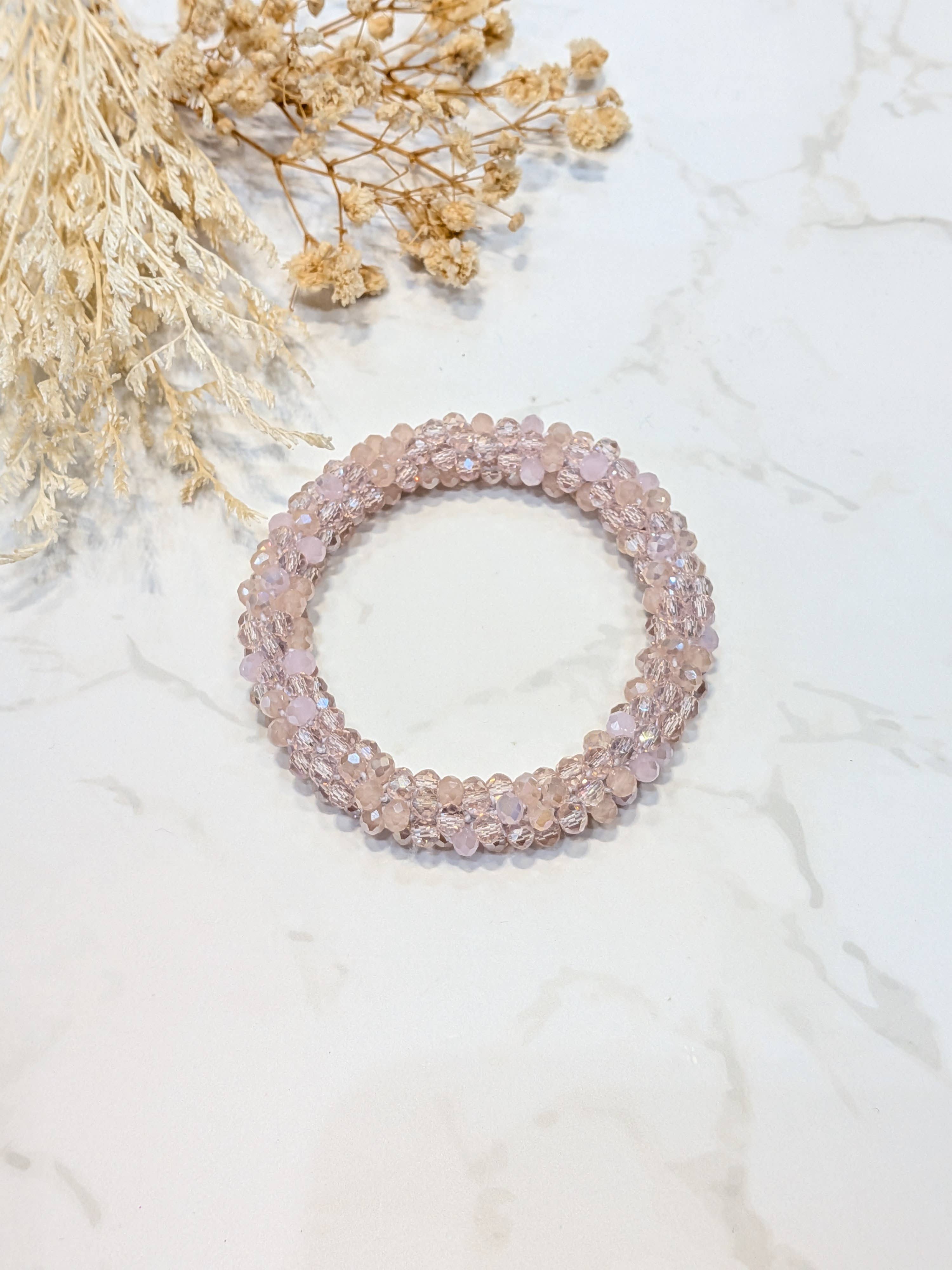 LOLO & YAYA - Wholesale Link & Chain Bracelet - Red-tone crystal effect bracelet30