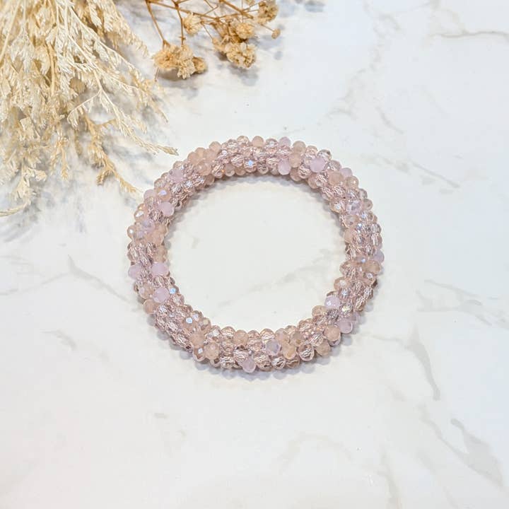 LOLO & YAYA - Wholesale Link & Chain Bracelet - Red-tone crystal effect bracelet30