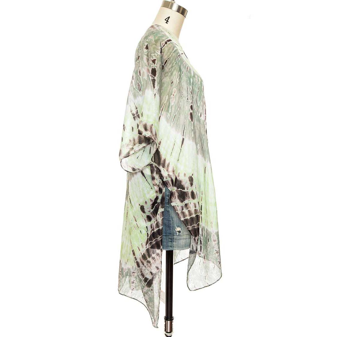 Artini Accessories - Vente Kimono – femme - Cardigan kimono imprimé tie-dye4