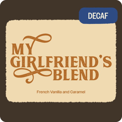 Dark Canyon Coffee Company - Wholesale Ground Coffee - My Girlfriend's Blend Flavored Coffee, Decaf 3oz Bag0