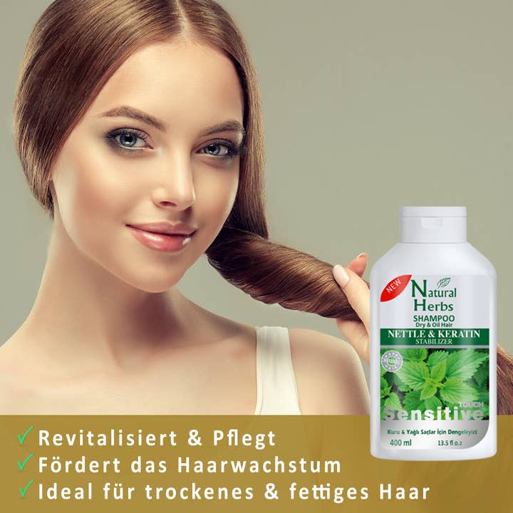 MyBalance Body & Mind - Wholesale Hair Shampoo - Stinging nettle & keratin shampoo 400ml