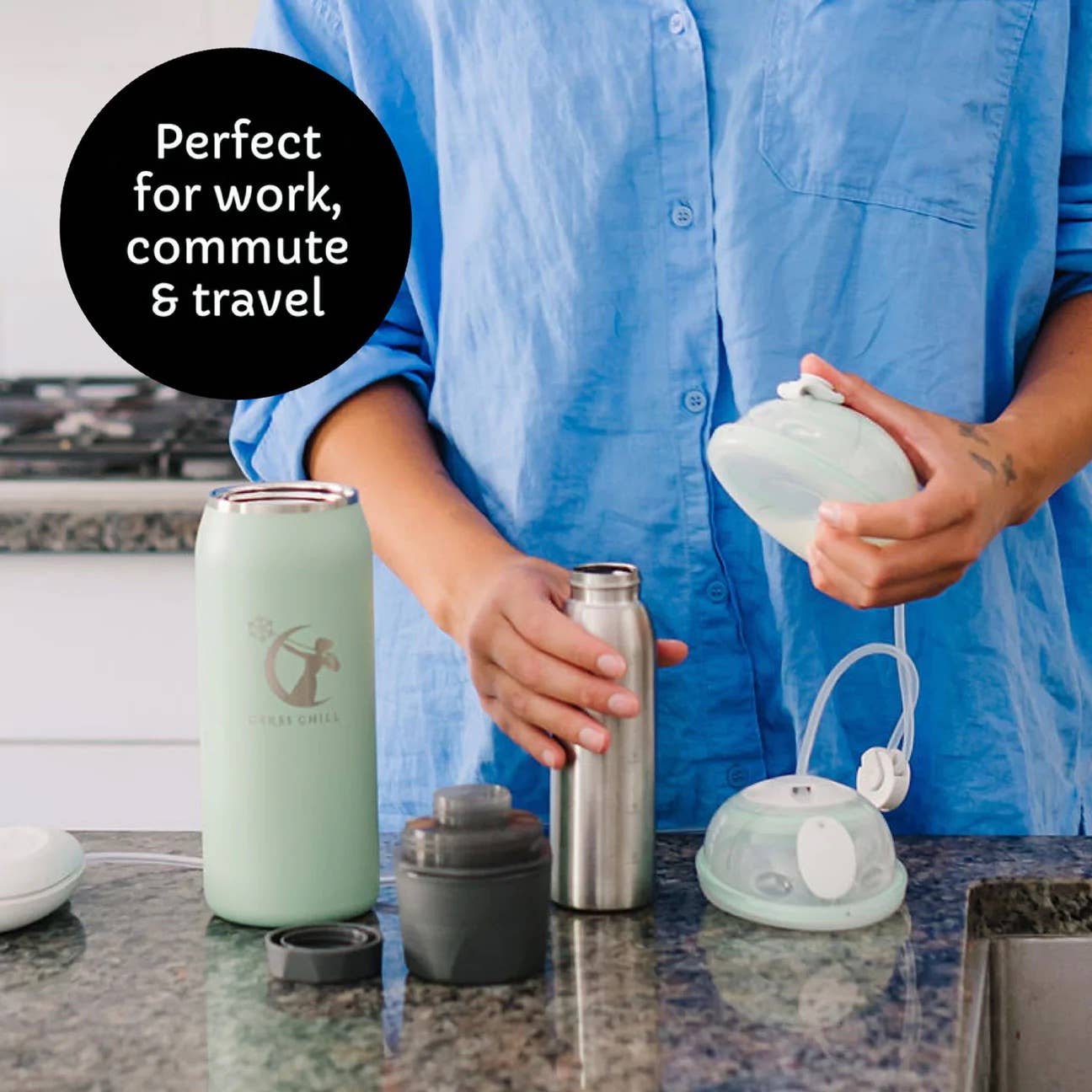 Ceres Chill - Vente Set de vaisselle – bébé - Refroidisseur de lait maternel tout-en-un1