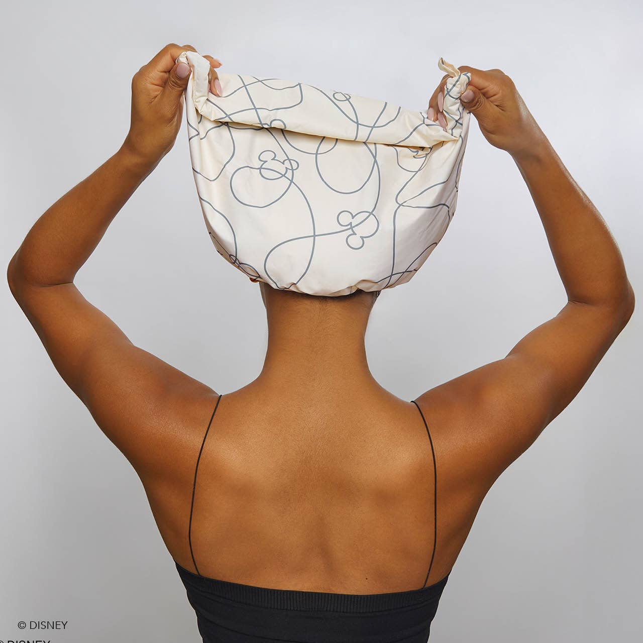 KITSCH - Wholesale Showercap - Mickey & Minnie x Kitsch Satin Lined Flexi Shower Cap 3