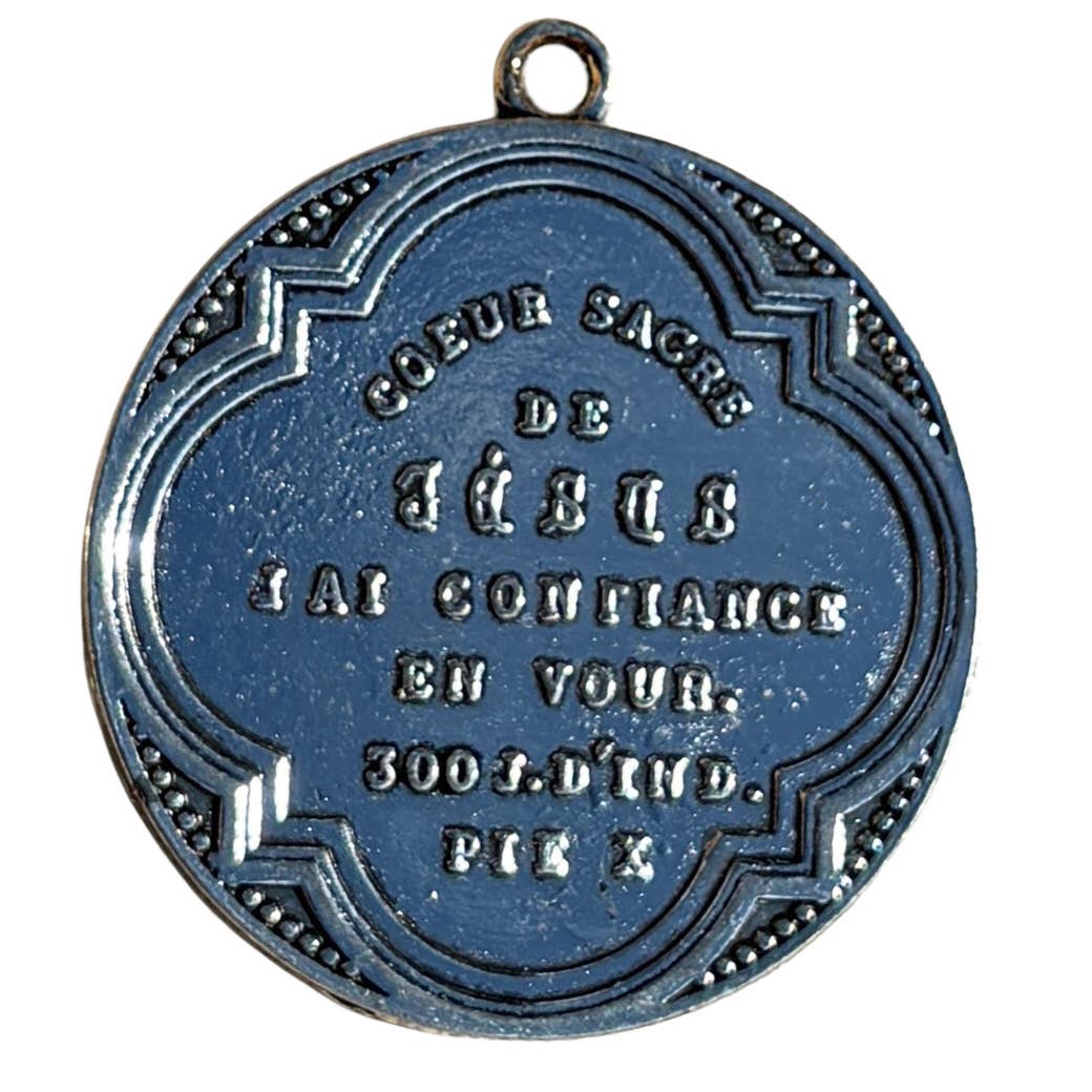 Oremus Mercy - Wholesale Individual Charm/Pendant - Charm - Sacred Heart Token   1.75"2