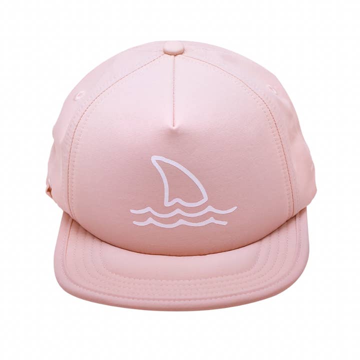 BITTY BRAH - Wholesale Kids Hat - Kids - Blush Shark Fin - Trucker Hat / Sun Hat
