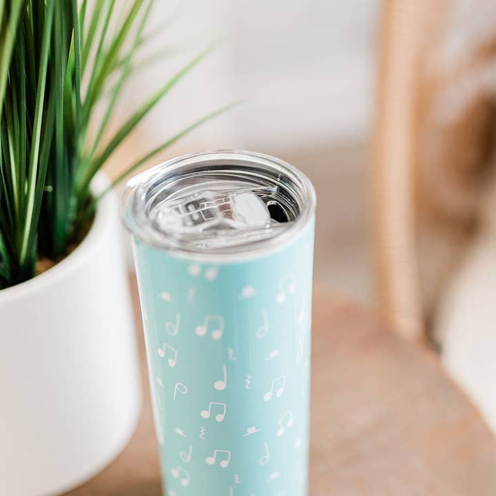 Musically Minted - Wholesale Insulated Mug/Tumbler - Music Note Skinny Tumbler10