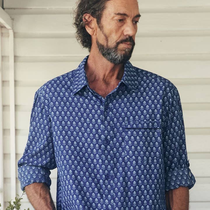 Men's Shirt Long Sleeve - Lazuli for wholesale by MahaShe