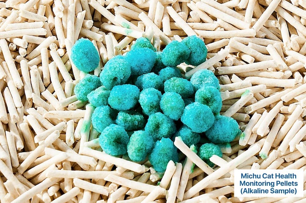 MichuPet - Wholesale Cat Litter - Michu Cat Health Monitoring Pellets - Colour Changing Indica13
