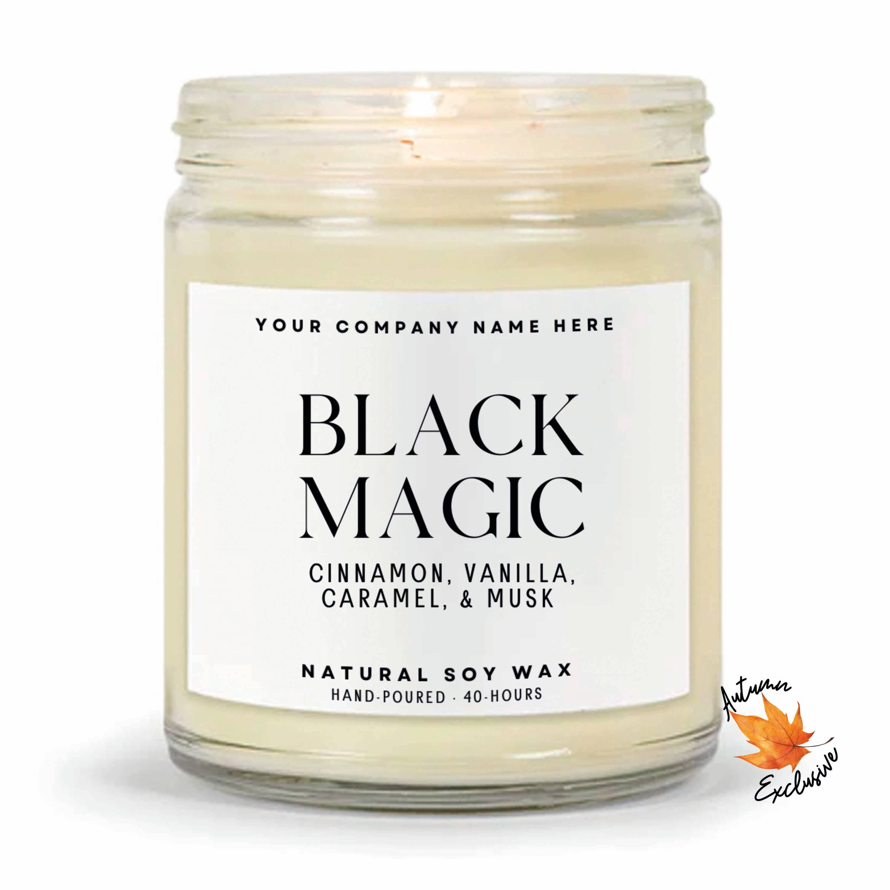 Candle Drop - Wholesale Jar/Filled Candle - Label Style 1 | Wholesale White Label Soy Candle | Clear Jar2